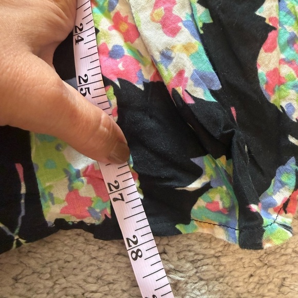 Liz Claiborne Multicolored Midi A-line Pleated Skirt Size 10 - Picture 6 of 6